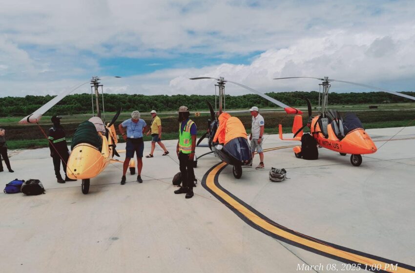 Helicopters seen flying over Essequibo